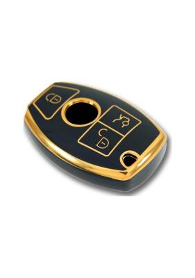 Mercedes Benz Luxury Black Gold Nano Key Cover For B-Type (2001–2016) - 2