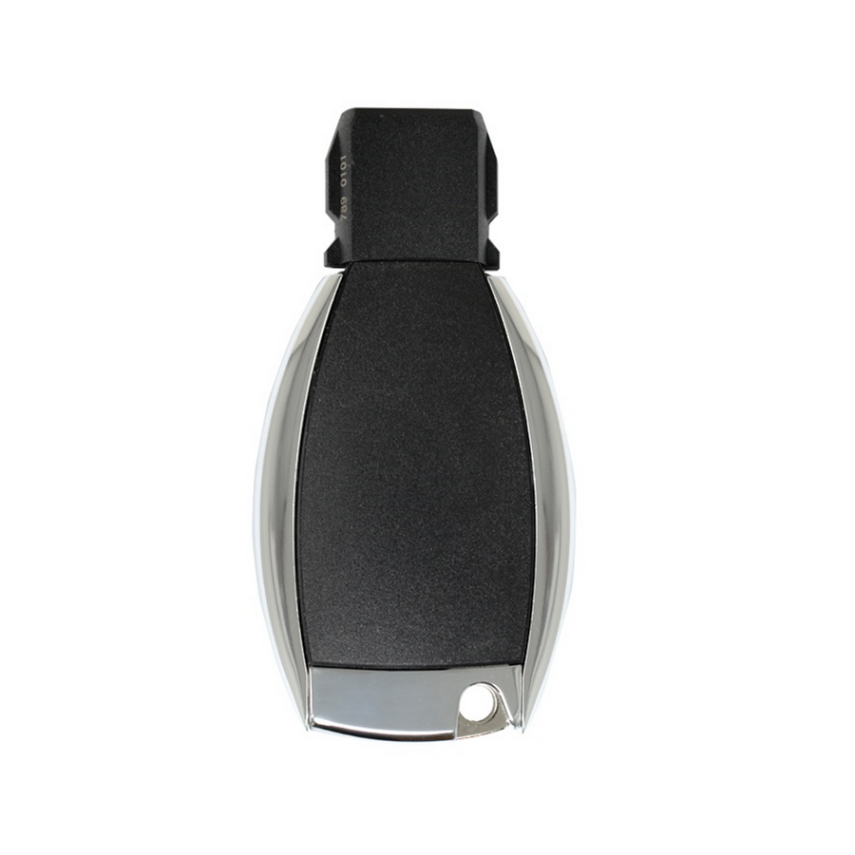 Mercedes Chrome 3 Buttons 2 Battery Remote Case Key Shell - 2