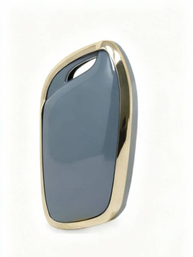MG Luxury Gray Gold Nano Key Cover For HS, GT, ZS, EV, ZX, MG5, MG6, Roewe RX3, RX5, i5, eRX5, i6 - 3