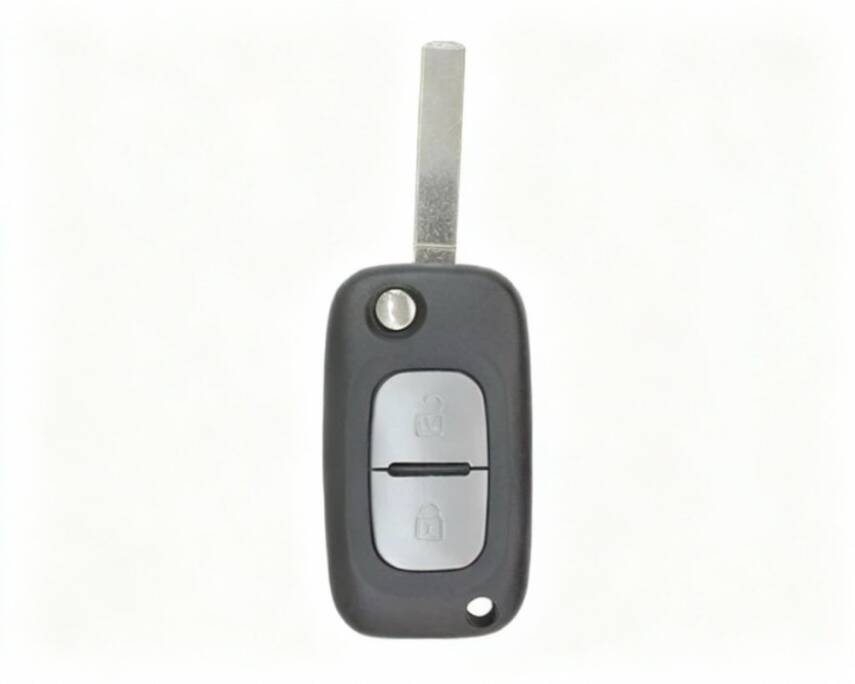 Nissan Flip 2 Buttons Remote Case Key Shell - 3