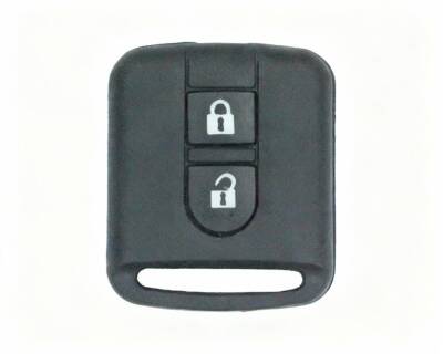 Nissan Navara Qashqai Micra Primera 2 Buttons Remote Case Key Shell - Nissan
