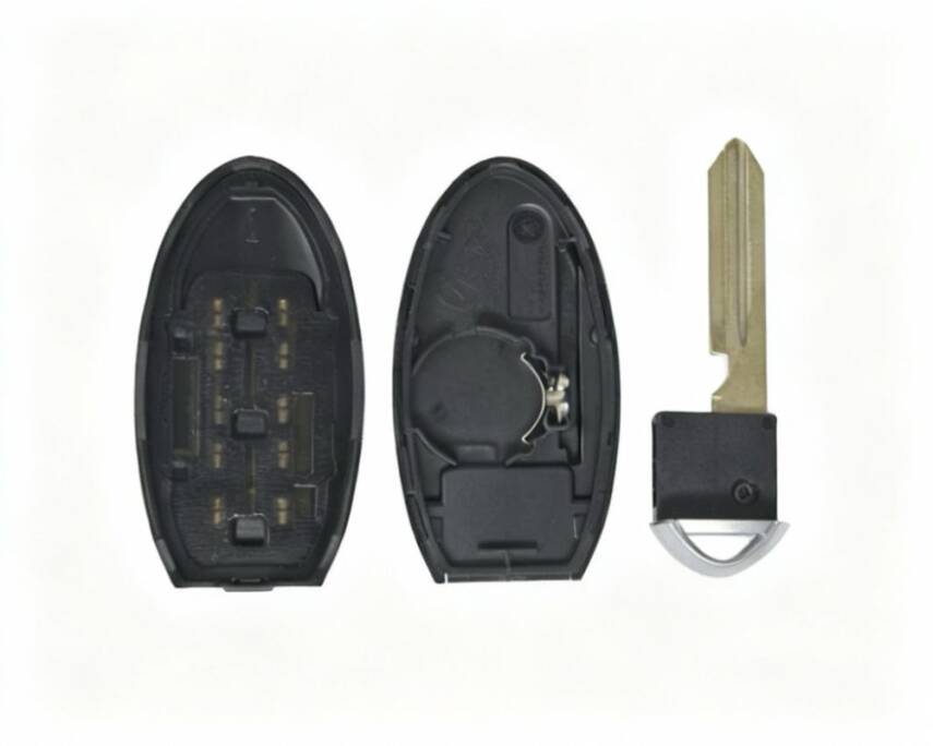 Nissan Qashqai X-Trail Smart 2+1 Buttons Remote Case Key Shell Left-Battery Type - 3