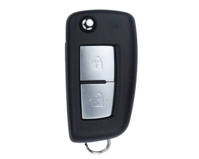 Nissan Juke Micra Rogue Flip 2 Buttons Remote Case Key Shell - Nissan