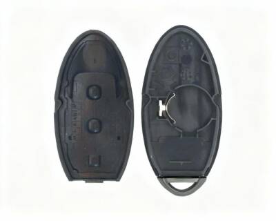 Nissan Smart 2 Buttons Remote Case Key Shell Right-Battery Type - 3