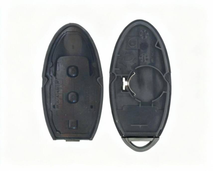 Nissan Smart 2 Buttons Remote Case Key Shell Right-Battery Type - 3