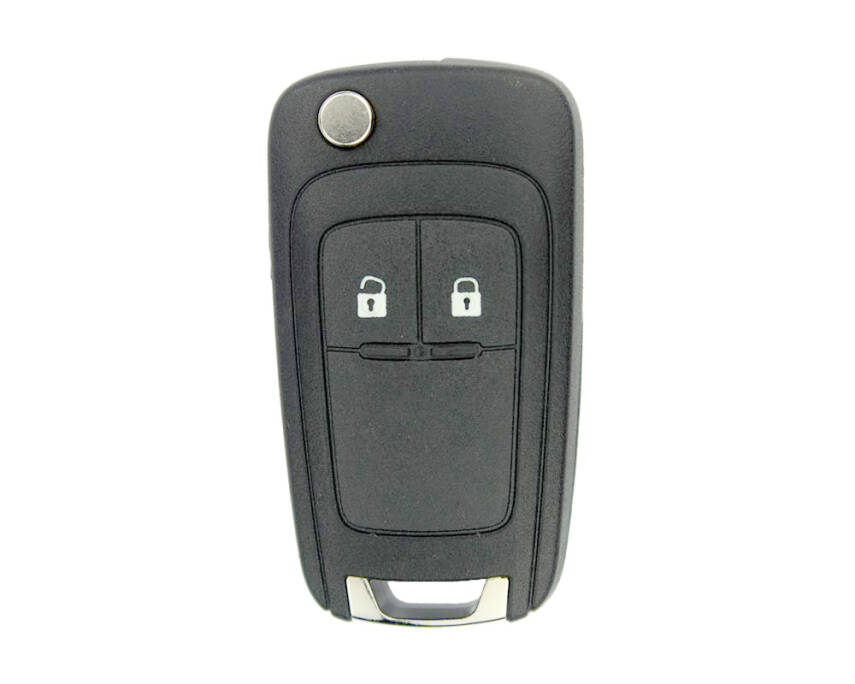 Opel Chevrolet Flip 2 Buttons Remote Case Key Shell - 1