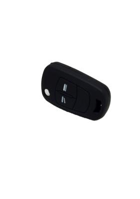 Opel Key Cover, Black Silicone Protective Case, Compatible with Corsa D and Astra H Models - 2