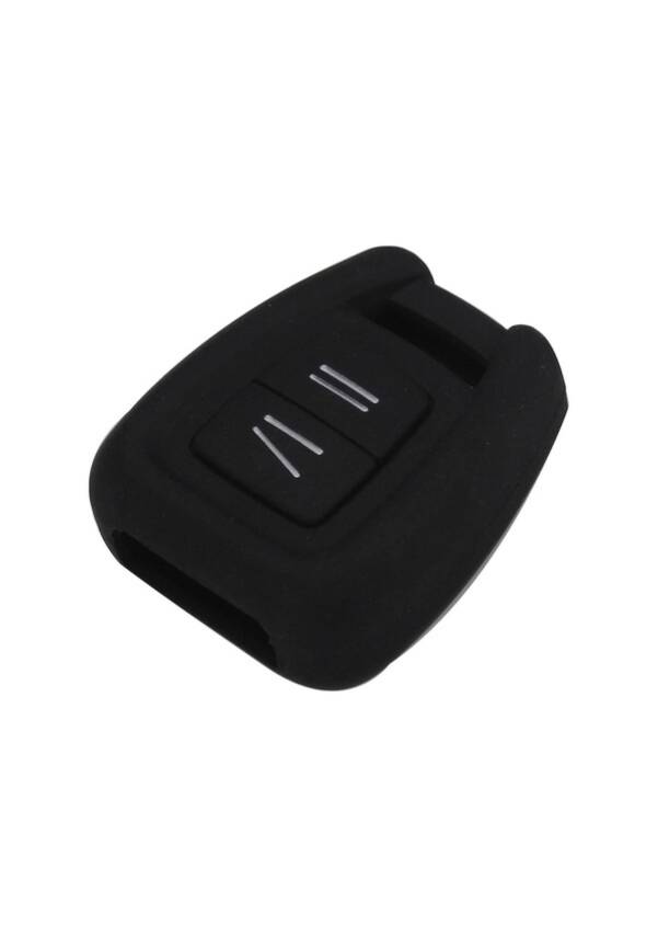 Opel Luxury Black Silicone Key Cover For Astra G, Vectra, Zafira B 2-Button - 1