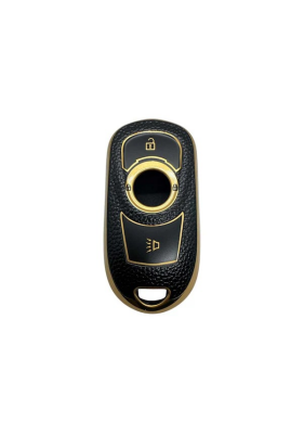 Opel Luxury Nano Key Cover, Black-Gold Color, Compatible with Astra K, Insignia Grand - Opel