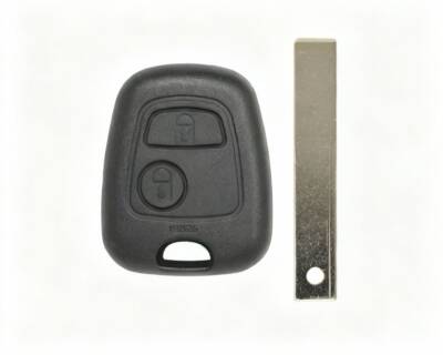 Peugeot 2 Buttons Remote Case Key Shell HU83 - Peugeot