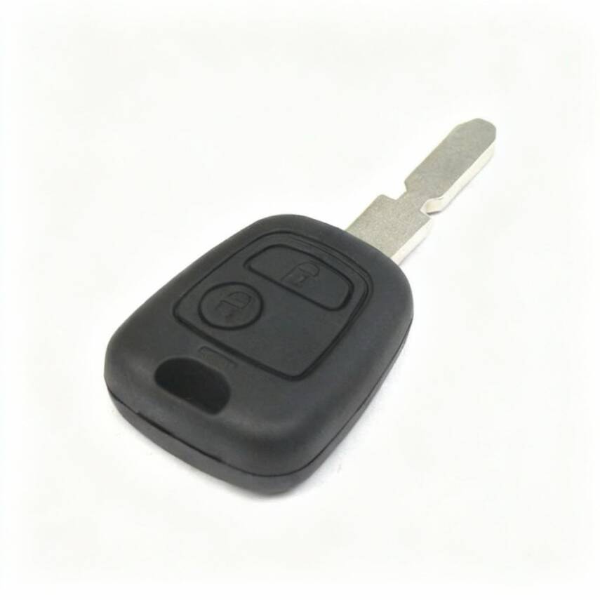 Peugeot 607 2 Buttons Remote Case Key Shell - 1
