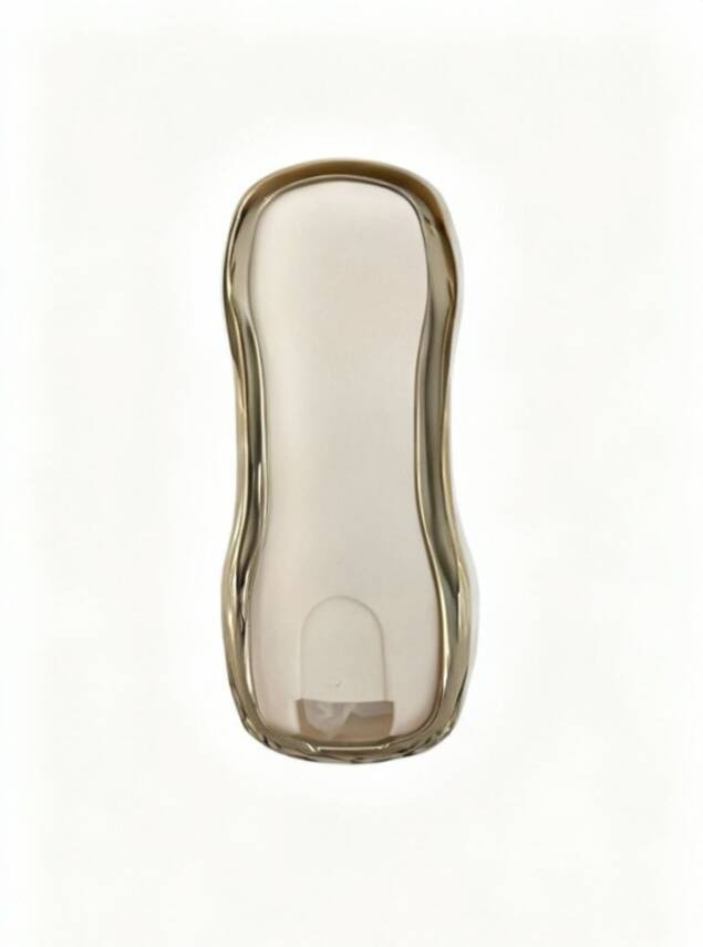 Porsche White Gold Premium Quality Key Remote Case Compatible with 2018 and Later Models - 2