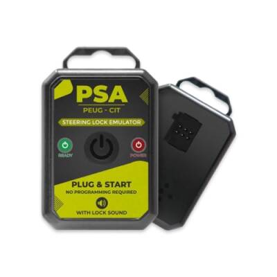 PSA Steering Lock Emulator – Plug & Start ELV/ESL Simulator with Lock Sound for Peugeot, Citroën & Opel (2011+) - Citroen, Peugeot