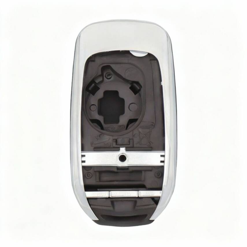 Ren Flip 2 Buttons White Remote Case Key Shell - 4