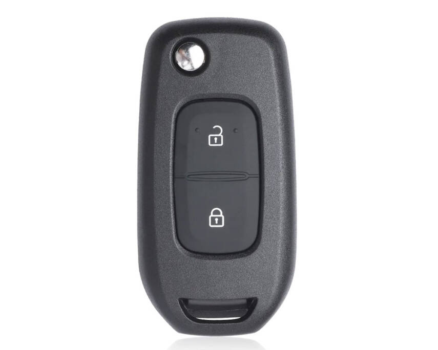 Ren Flip 2 Buttons White Remote Case Key Shell VAC102 - 1