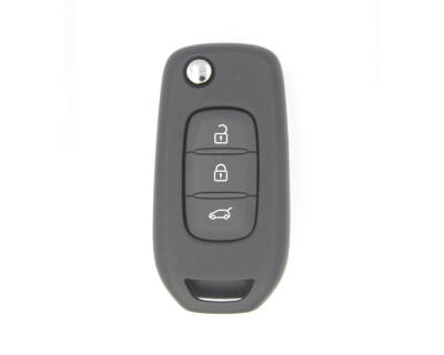 Ren Flip 3 Buttons White Remote Case Key Shell HU179 - Ren