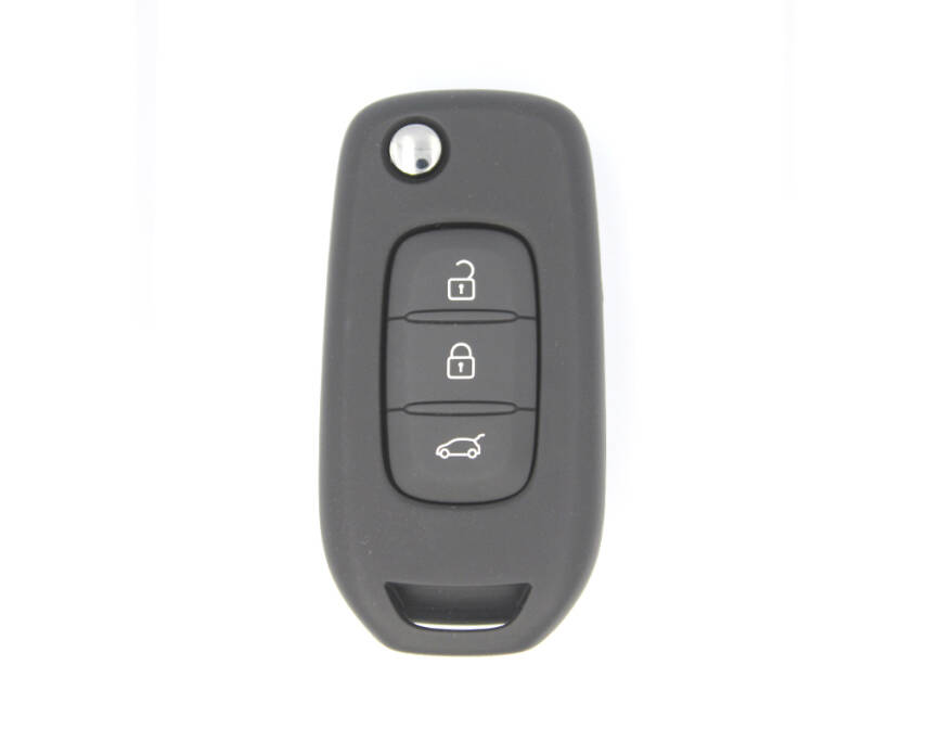 Ren Flip 3 Buttons White Remote Case Key Shell HU179 - 1