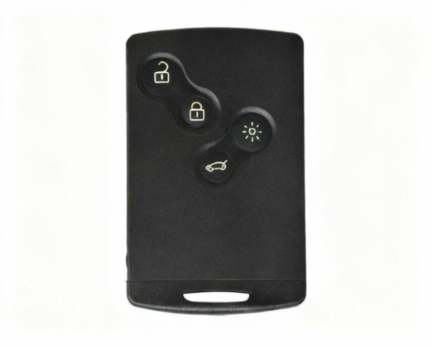 REN Fluence Megane3 Clio4 Card 4 Buttons Remote Case Key Shell - 1