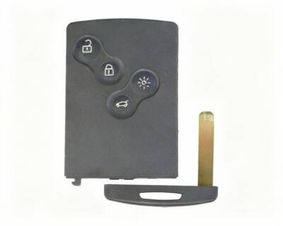 REN Fluence Megane3 Clio4 Card 4 Buttons Remote Case Key Shell - 3