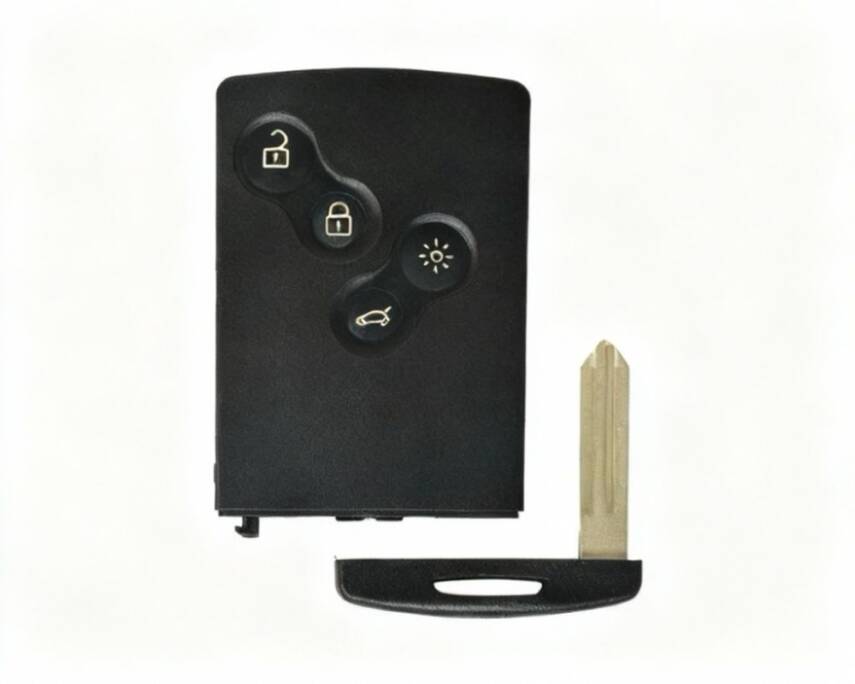 REN Koleos 4 Buttons Remote Case Key Shell NSN14 - 3