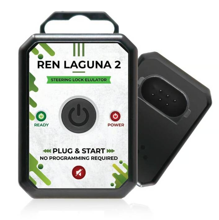 REN Laguna 2 Steering Lock Emulator – Plug & Start – No Programming Required | ESL/ELV Bypass Module | 2001–2005 Compatible - 1