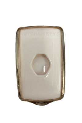 Ren Luxury Key Cover, 4 Buttons, White Gold, Compatible with Clio 5, Megane 4, and Dac Kadjar Models - 2
