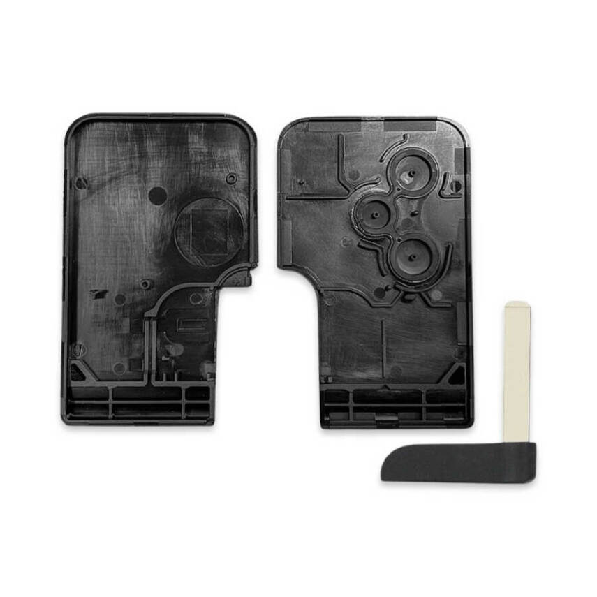 Ren Megane 2 Card 3 Buttons Remote Case Key Shell Snap-On - 3