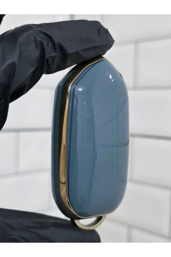 Togg Smart Key Cover 3 Buttons Nano Protection Gray Gold Compatible with T10X - 3