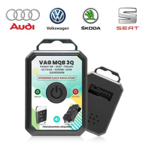 VAG MQB 3Q Steering Lock Emulator – Compatible with VW Passat B8, Golf, Tiguan, Skoda Octavia, Superb, Seat Leon, Audi A3 - 1