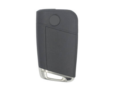 Volkswagen Flip 3 Buttons Remote Case Key Shell HU66 - 2