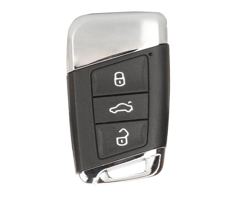 Volkswagen Passat B8 Arteon 3 Buttons 433Mhz Chrome Remote Key - Aftermarket 3G0959752 - 1