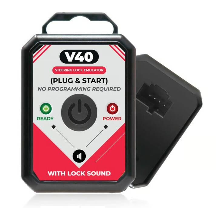 Volvo V40 2012–2019 Steering Lock Emulator – Plug & Start ELV/ESL/SCL Simulator with Lock Sound | MK3 MK20060 | P31340956 Compatible - 1