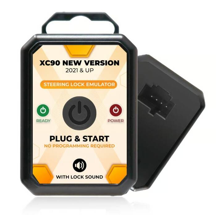 Volvo XC90 / XC60 / S90 / V60 (2021 & Up) Steering Lock Emulator – Plug & Start ESL/ELV Simulator with Lock Sound | New Version - 1