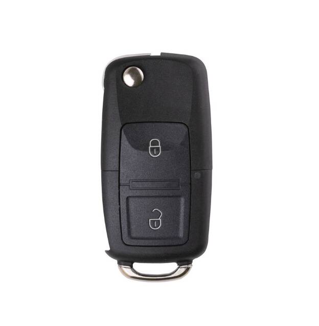 Xhorse VVDI Wired Flip Remote Key – VW B5 Type – 2 Button – XKB528EN (2nd Generation) | Wireless & Wired Programming - 1