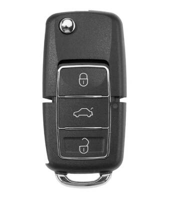 Xhorse VVDI Wired Remote Key – VW Type – 3 Button – XKB526EN (2nd Gen) | VVDI2 & Key Tool Compatible - Volkswagen