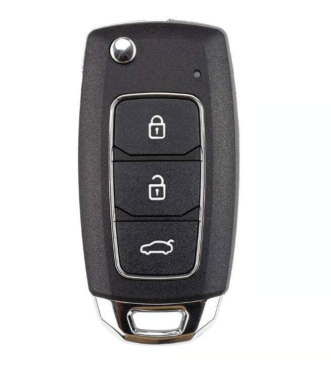 Xhorse XKHY25EN Gen2 Universal Wired Remote Key – Hyundai Type | 3 Buttons | Wireless Programming Supported - 1